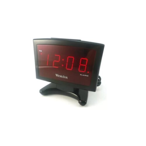 Westclox 70014 Plasma Led Alarm Clock 0.9inch-tested-used