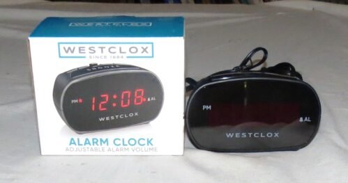 Westclox Adjustable Alarm Clock - New (in open box)