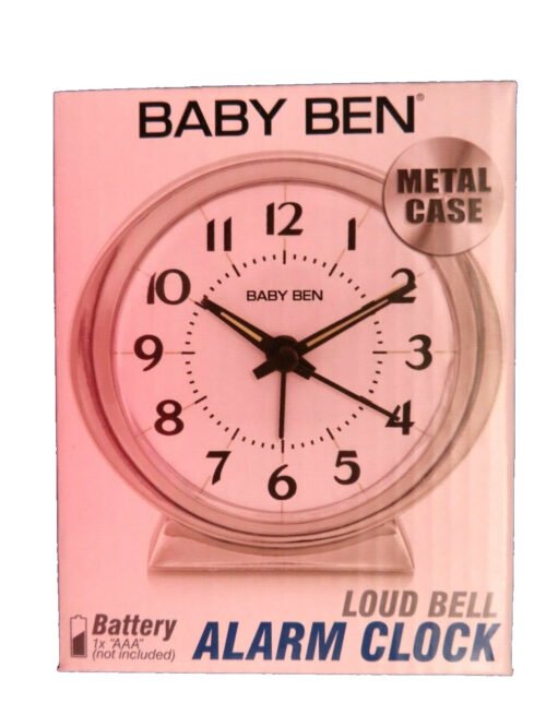 Westclox Baby Ben Alarm Clock #11611QA Chrome case NEW