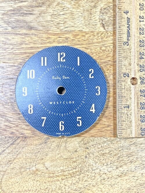 Westclox Baby Ben Alarm Clock Metal Dial Diameter is 71.79mm (K9944)