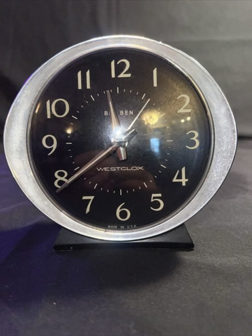 Westclox Big Ben Working Loud Alarm Wind Clock Metal Round Heavy Keeps Time