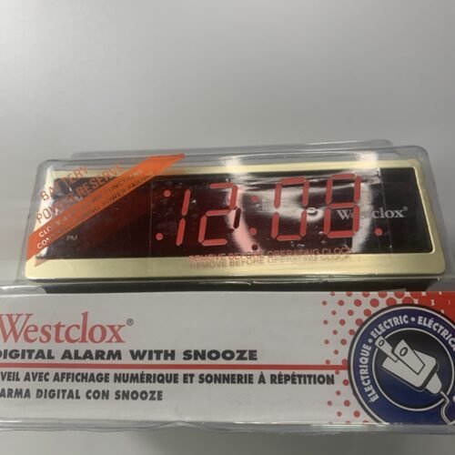 Westclox Digital Alarm Clock 22714