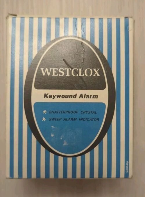 Westclox Keywound alarm clock, new/sealed