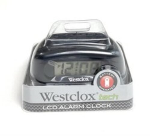 Westclox LCD Travel Alarm Clock NEW