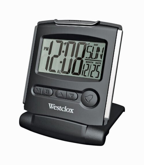 Westclox Silver Travel Alarm Clock Batteries Required