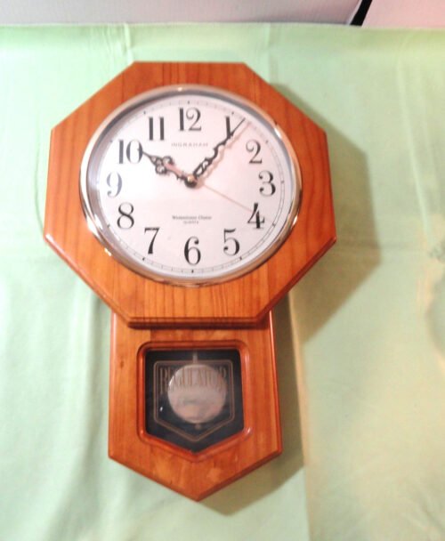WESTMINSTER CHIME CLOCK INGRAHAM QUARTZ REGULATOR