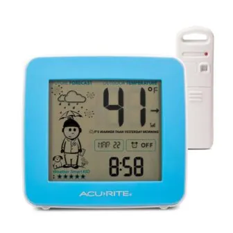 What To Wear Weather Station with Alarm Clock, Time, Date, and Wireless Outdoor Sensor featured