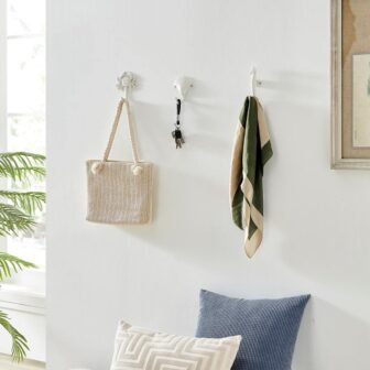 White Cast Iron Nautical Ocean Figure Sculpture Decorative Utility Wall Hook Set...