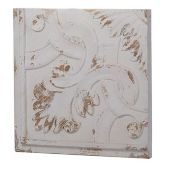 White Wooden Framed Split Image Wall Art Panel (Set of 4)