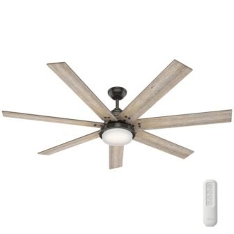 Whittington 70 in. LED Indoor Noble Bronze Ceiling Fan with Light and...