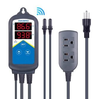 Wi-Fi Aquarium Temperature Controller with Waterproof Sensor