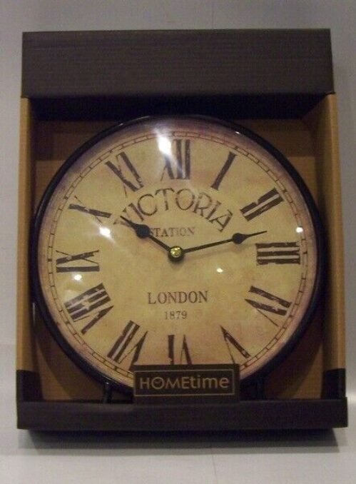 Widdop Hometime Victoria Station Wall or Standing Clock