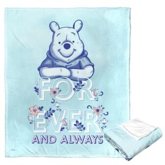 Winnie The Pooh Forever Pooh Silk Touch Multi-Colored Throw Blanket