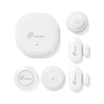 Wireless Home Alarm System 6-Piece, Smart Hub, Door Window Sensor, Water Leak...