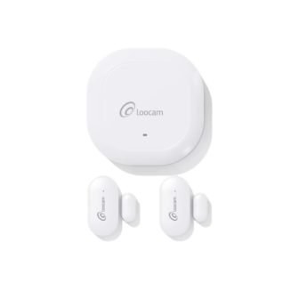 Wireless Home Security Alarm System 3-Piece, 1 Smart Hub, 2 Door &...