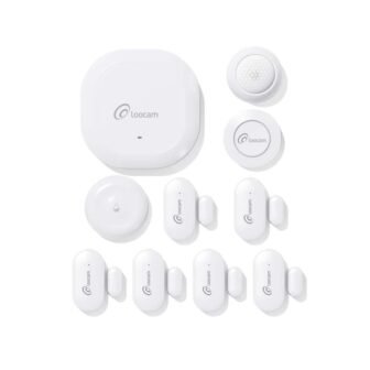 Wireless Home Security System 10-Piece, Smart Hub, Door Window Sensor, Water Leak...