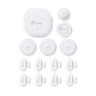 Wireless Home Security System 14-Piece, Smart Hub, Door Window Sensor, Water Leak...