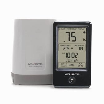 Wireless Rain Gauge with Indoor Digital Display