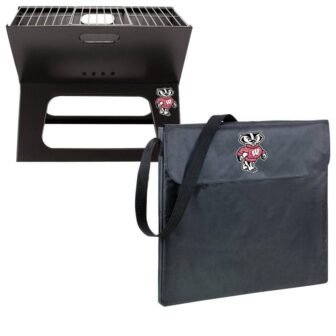 Wisconsin Badgers - X-Grill Portable Charcoal Grill