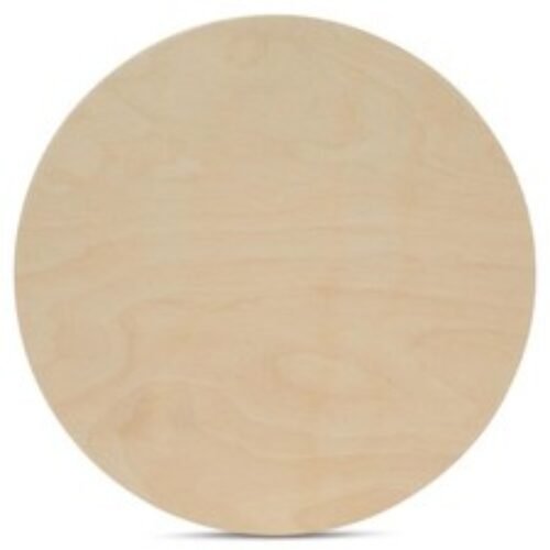 Wood Circles 24 inch 1/2 inch Thick, Unfinished Birch Sign Plaques | Woodpeckers