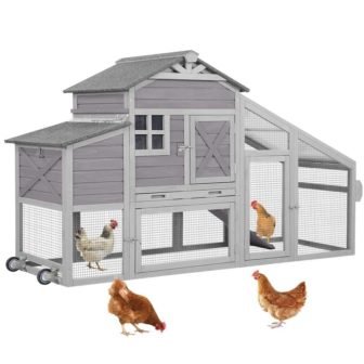 Wooden Chicken Coop 65 in. for 2-3 Hens