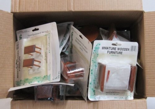 Wooden Hand Painted Miniature ~ "YOU PICK" ~ Dollhouse Furniture ~ 1:12 Scale