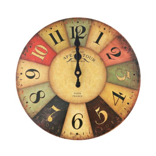 Wooden Wall Clock Clocks for Living Room Home Hanging Decor Office