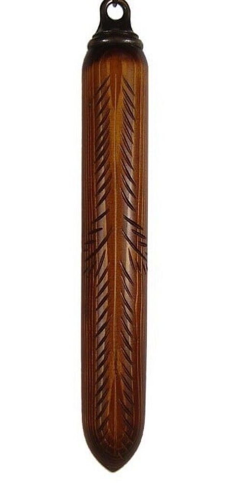 Wooden weight for the cuckoo clock 1260 grams hand carved