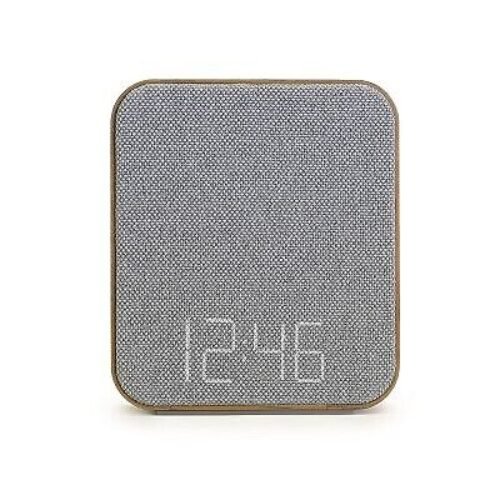 Wood Sound Sleep Alarm Table Clock Gray - Capello