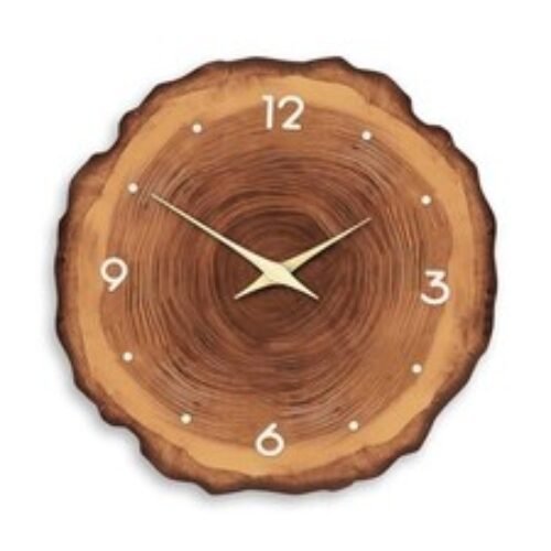 Wood Wall Clock for Living Room Decor Rustic Wall Clocks Battery Operated 12