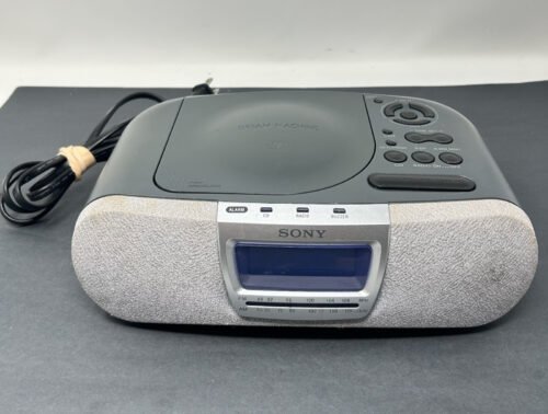 WORKING Sony Dream Machine ICF-CD830 CD AM/FM Alarm Clock Radio Music Player