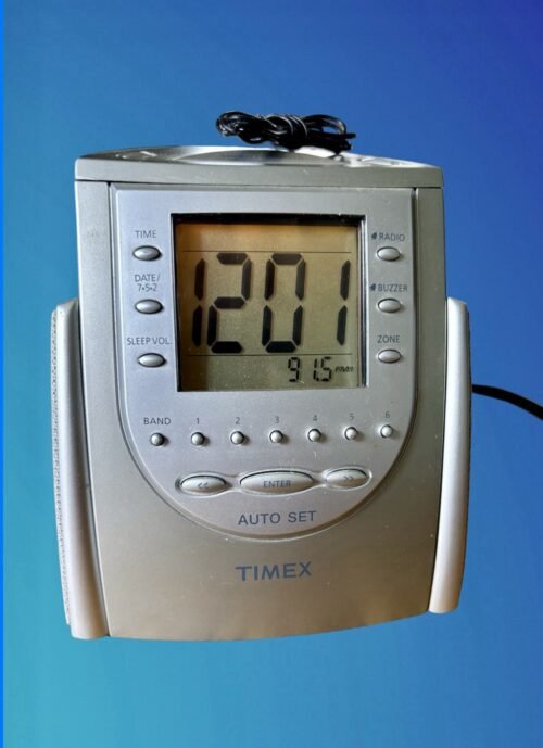 WORKING Timex T311T Auto-Set Dual-Alarm Clock Radio AM/FM Ac/Dc TESTED 3/2/25