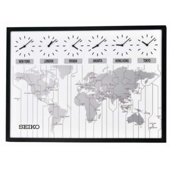World's View Wall Clock
