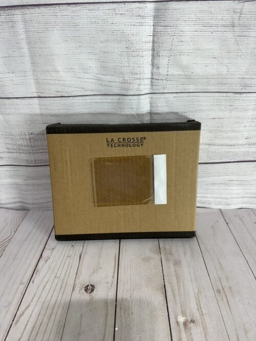 WT-8002U-B-INT Digital Black Clock with Indoor Temperature New Sealed Wow