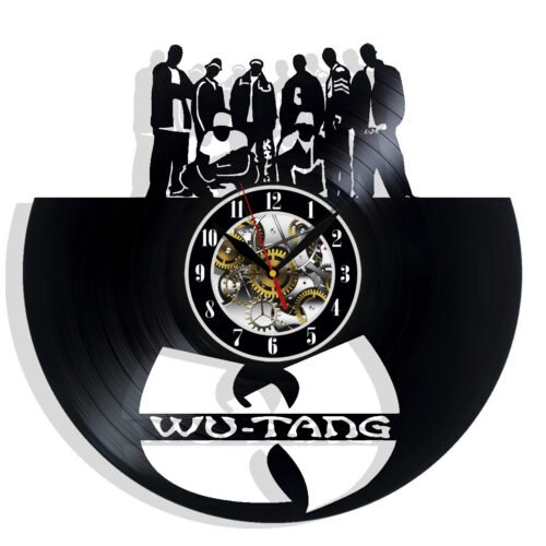 Wu-Tang Clan Vinyl Wall Clock Gift Birthday Holiday Art Home Room Decor