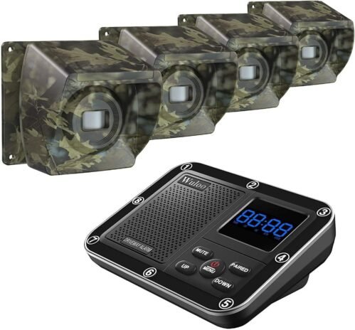 Wuloo Wireless Driveway Alarm 500Meter Long Range Outdoor Motion Detector Sensor