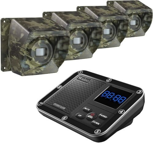 Wuloo Wireless Driveway Alarm 500Meter Long Range Outdoor Motion Detector Sensor