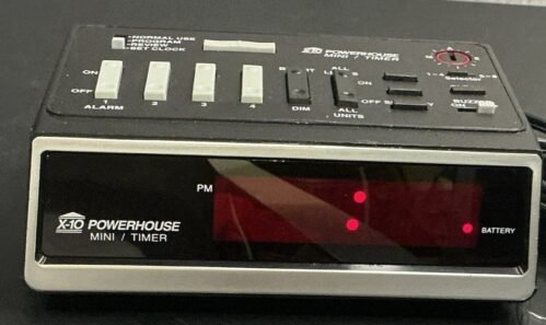 X10 Powerhouse MT522 Mini Timer Alarm Clock Programmable Controller New No Box