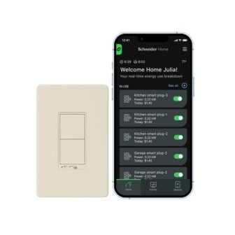 X Series 15 Amp 600-Watt Single-Pole/3-Way Matter Smart Wi-Fi Energy Monitor Rocker...