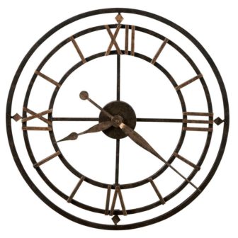 York Station Black Wall Clock image