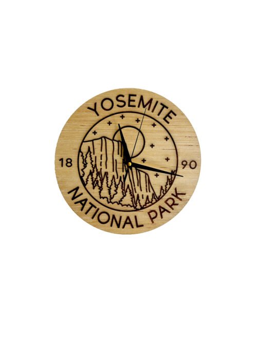 Yosemite National Park Clock - Home Decor Wall Half Dome California NPS