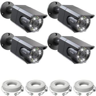 ZG1058D 4K 8MP Add-On PoE Wired IP Outdoor Home Security Camera, Only...