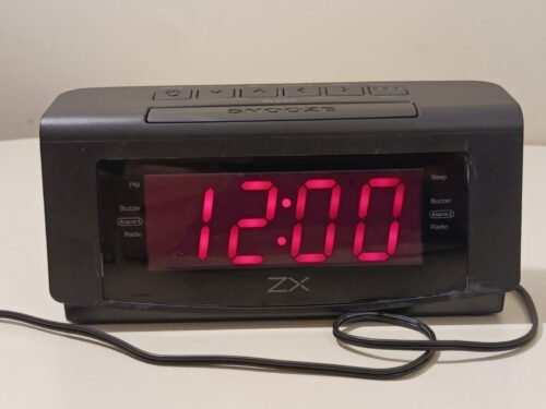 ZX Alarm Clock with AM/FM Radio #828638